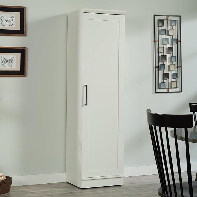Sauder HomePlus Narrow Pantry Storage Cabinet Slim Single Door - Image 2
