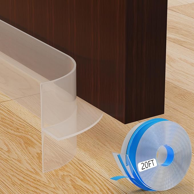 T-Shaped Silicone Door Weather Stripping by Unknown