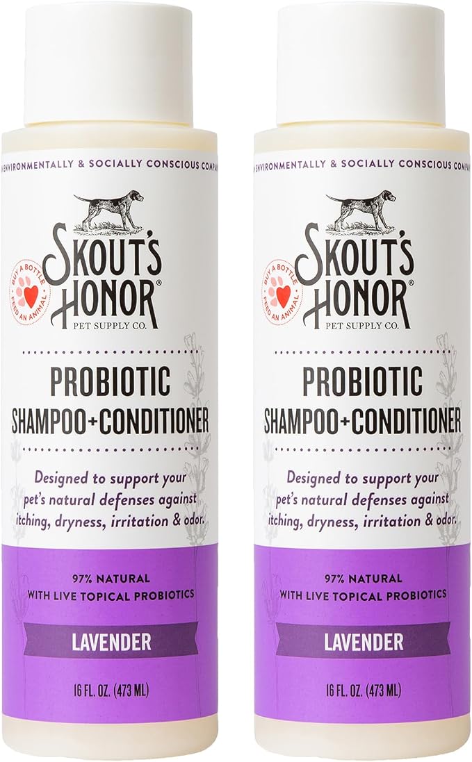 Skout's Honor Probiotic Dog Shampoo & Conditioner by SKOUTSHONOR