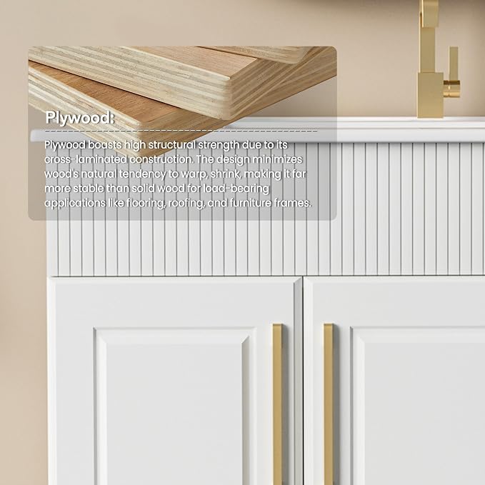 36" Bathroom Vanity with Sink, Freestanding Bathroom Vanity with Integrated - Image 7