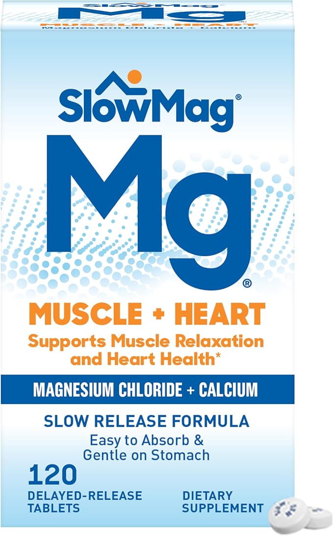 SlowMag Muscle + Heart Magnesium Chloride by Slow-Mag