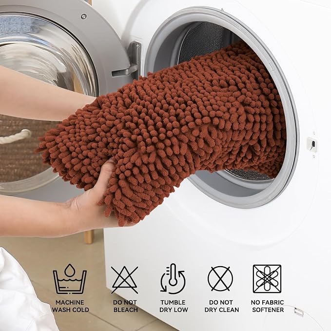 Bcoimo 36"×24" Absorbent Bath Mat, Non-Slip - Image 6