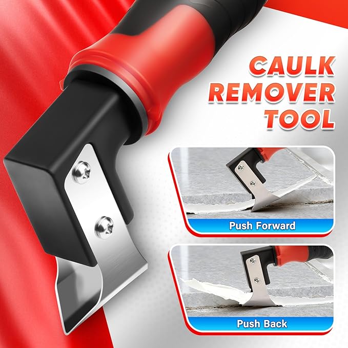 DIYSELF Caulking Tool, 4 in 1 Caulk Remover Tool - Image 2