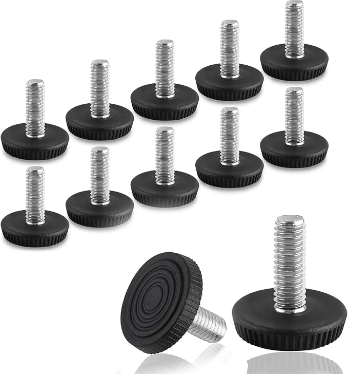 M8 Thread Levelers, Screw in Leveling Feet by COIDEA