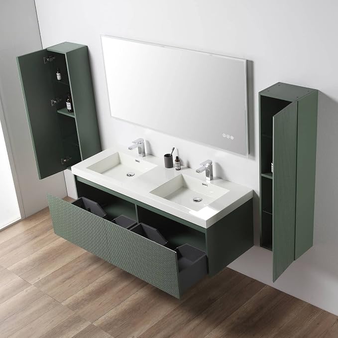 Blossom 60 Inch Double Sink Bathroom Vanity - Image 4