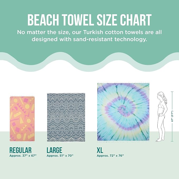 Sand Cloud Large Turkish Beach Towel - Image 5