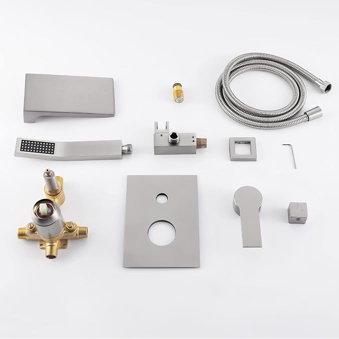 SHAMANDA Waterfall Wall Mounted Bathtub Faucet - Image 9