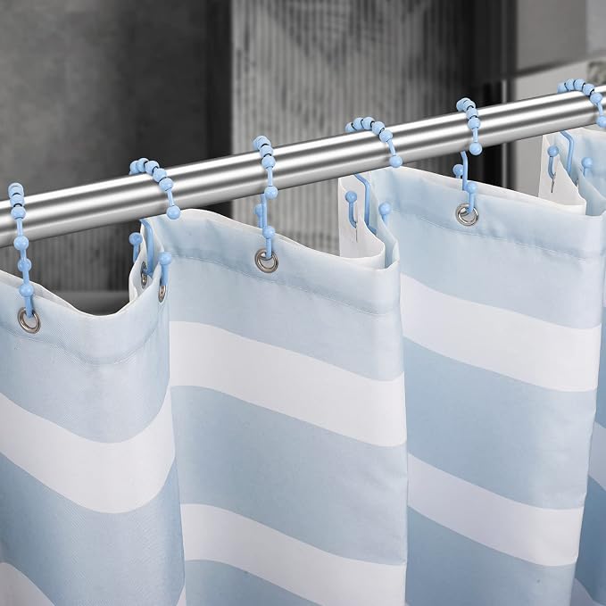 Titanker Shower Curtain Hooks, Rust Resistant Shower Curtain Rings - Image 5