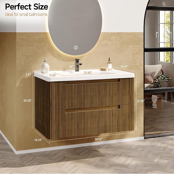 ONBRILL Modern Bathroom Vanity - Image 2