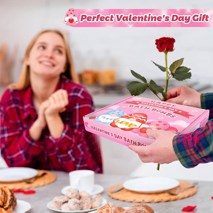 Valentines Bath Bombs for Women, Stocking Stuffers - Image 4