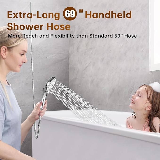 BRIGHT SHOWERS Rain Shower Head - Image 8
