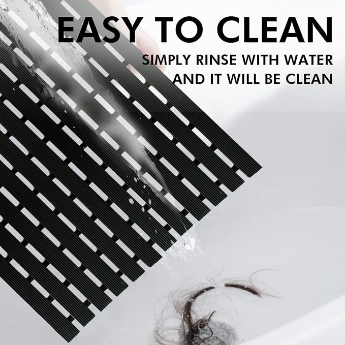 Extra Large Shower Mat Non Slip, Heavy Bathtub Mat - Image 5