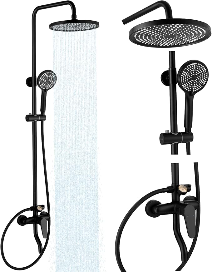 Outdoor Shower Kit, Exposed Shower System by Unknown