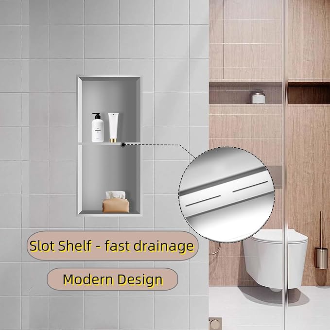 24" X 12" Shower Niche Insert Tile Ready, Niche - Image 4