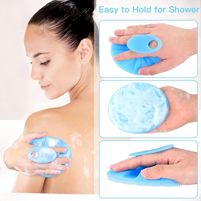 INNERNEED Food-Grade Soft Silicone Body Cleansing Brush Shower Scrubber - Image 4