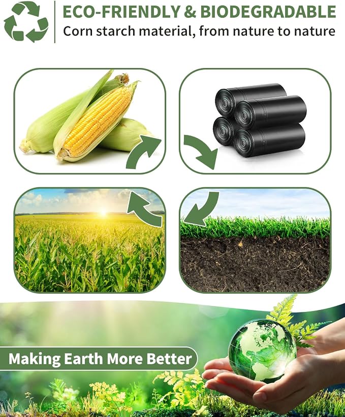 25 Portable Camping Toilet Bags Drawstring, 8 Gal Compost Bags - Image 2