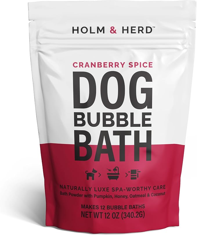 Dog Shampoo Alternative – Oatmeal & Honey Puppy Bubble Bath by HolmHerd
