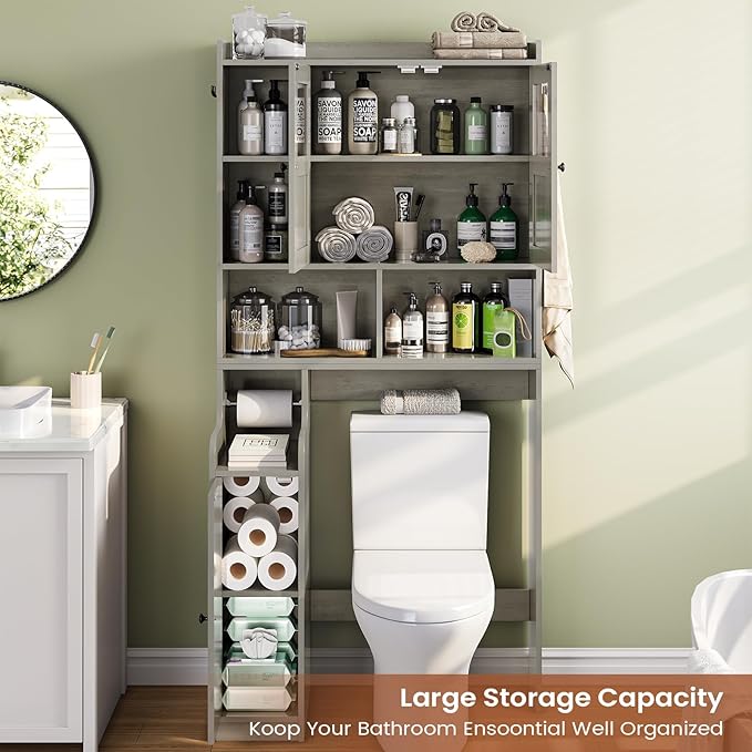 Itaar Over The Toilet Storage Cabinet, Over Toilet Bathroom Organizer - Image 3