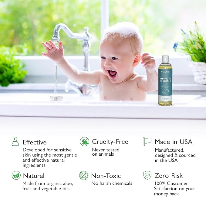 SoCal Suds & Company Organic Baby Shampoo and Body Wash - Image 5
