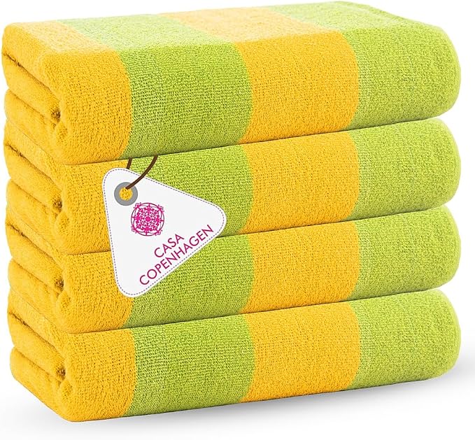 CASA COPENHAGEN Malibu Beach Towels Designed in Denmark Rough and Tough by CASACOPENHAGEN