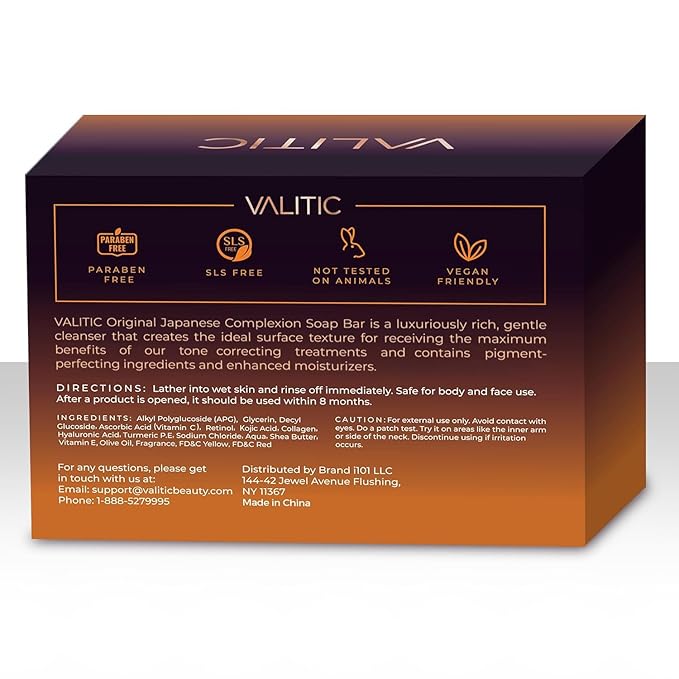 Valitic Unisex Dark Spot Corrector Bar, 100g - Image 3