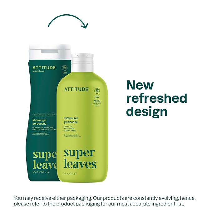 ATTITUDE Body Wash, EWG Verified Shower Gel, Dermatologically Tested, Plant and - Image 2