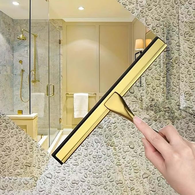 14-Inch Shower Squeegee, Stainless Steel Squeegee - Image 3