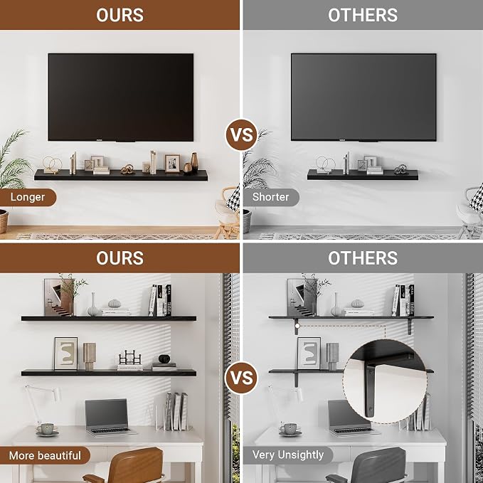Heimlove 32 Inch Floating Shelves - Image 4