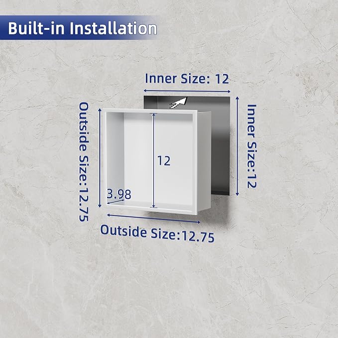 No Tile Needed Shower Niche - Image 3