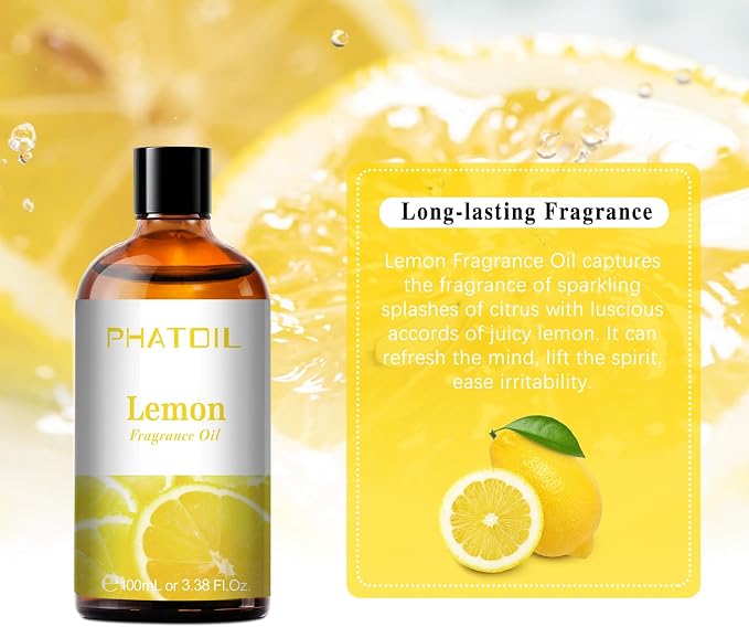 PHATOIL 100ML Lemon Fragrance Oils - Image 5