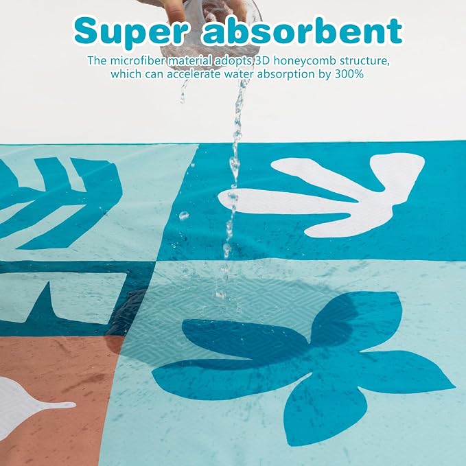 PY SUPER MODE Beach Hooded Towel Oversized - Image 6
