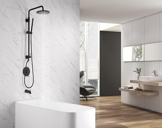 sumerain Black Hand Shower System - Image 3