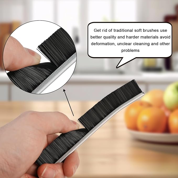5PCS Crevice Cleaning Brush, Gap Cleaning Brush, Slim Flat Curved Brush - Image 3
