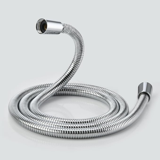 Chorme Shower Hose Extra Long 304 Stainless Steel Handheld Showerhead Hoses by JASYA