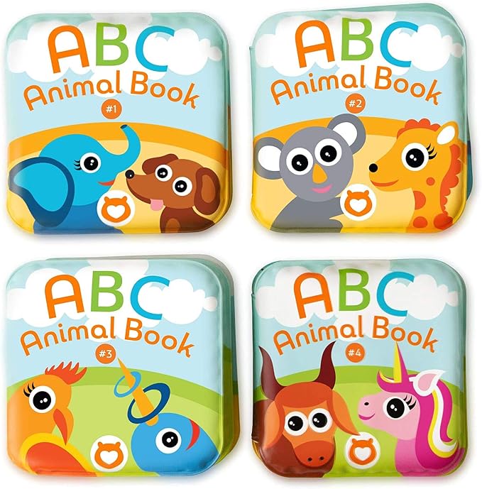 Floating Baby Bath Books. Kids Learning Bath Toys. Waterproof Bathtime Toys by BabyBibi