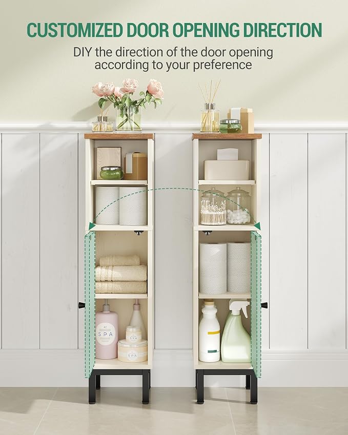 Bathroom Storage Cabinet, Corner Floor Cabinet - Image 7