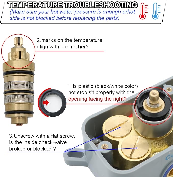 Thermostatic Shower System Dual Shower Heads - Image 8