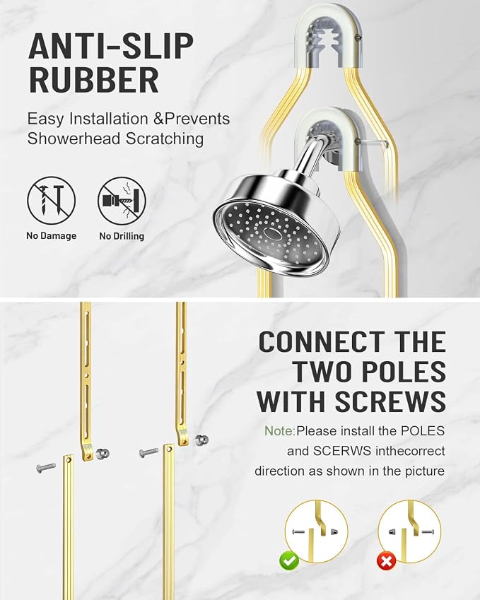 Adjustable Shower Caddy Hanging - Image 6