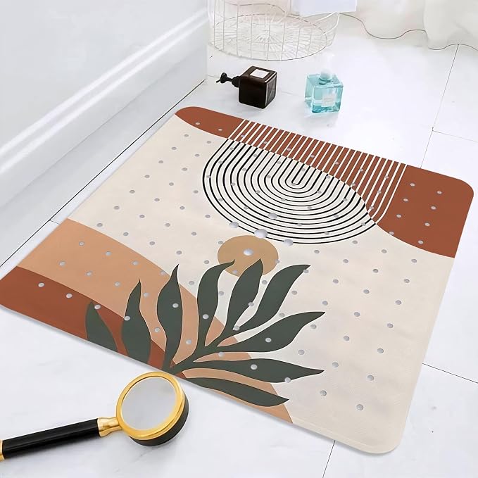 Leaves Square Anti Slip Shower Mats - Image 8