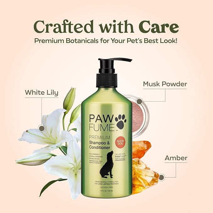 PAWFUME Deshedding Dog Shampoo and Conditioner, Show Dog, Deep-Cleaning - Image 4