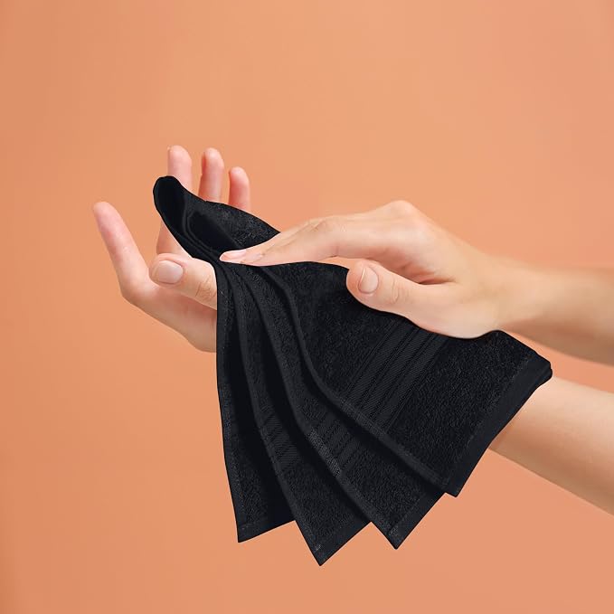 BOUTIQUO Ultra Soft Cotton 6 -Piece Hand Towel Set 16x24 Inch, Spa & General - Image 5