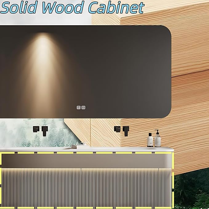 52IN Double Bathroom Vanity - Image 5