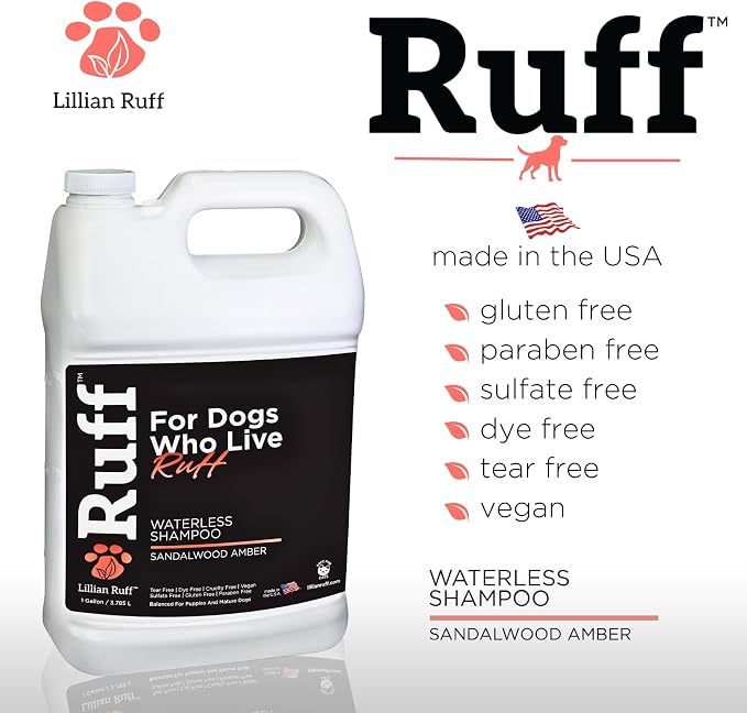 Ruff by Lillian Ruff No-Rinse Waterless Dog Shampoo Spray – Sandalwood Amber – - Image 5