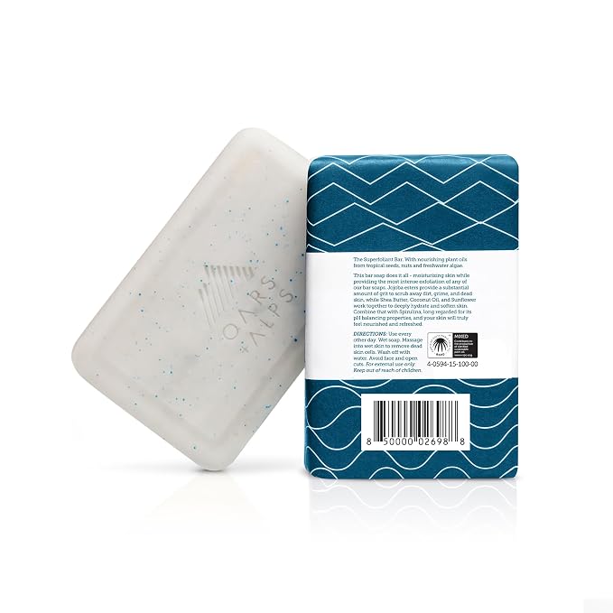 Oars + Alps Eucalyptus Superfoliant Exfoliating Bar Soap - Image 2