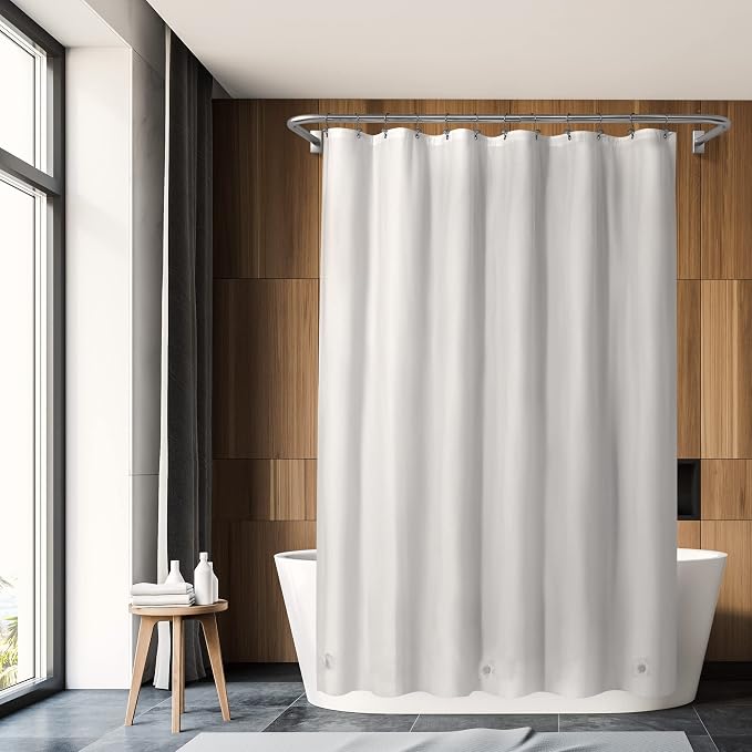 Barossa Design White Shower Curtain Liner - Image 6