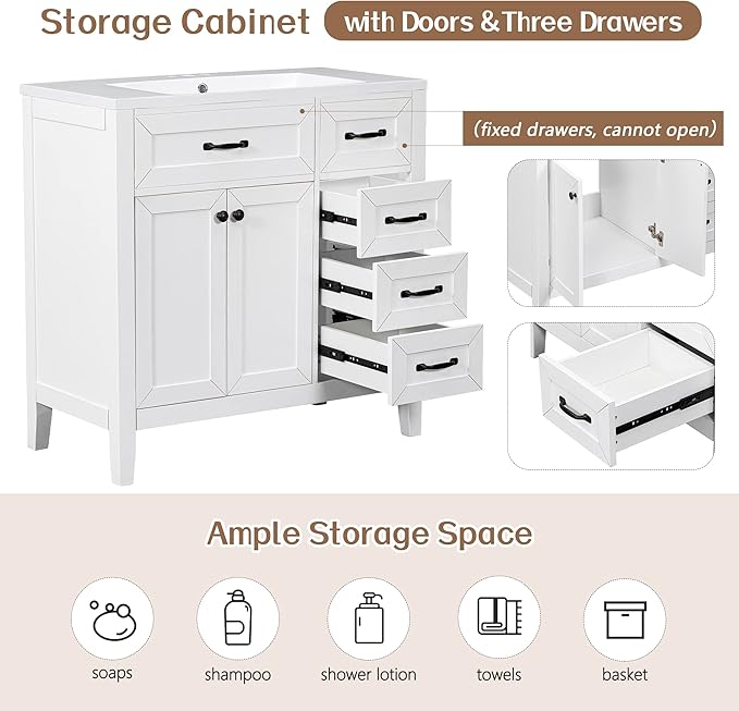 Favfurish 36" Bathroom Vanity - Image 8