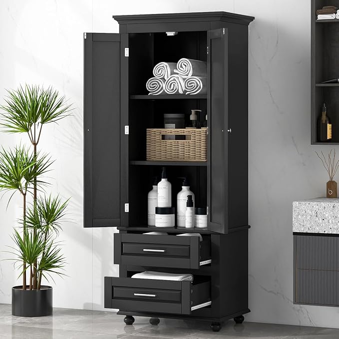 Tall Narrow Storage Cabinet - Image 3