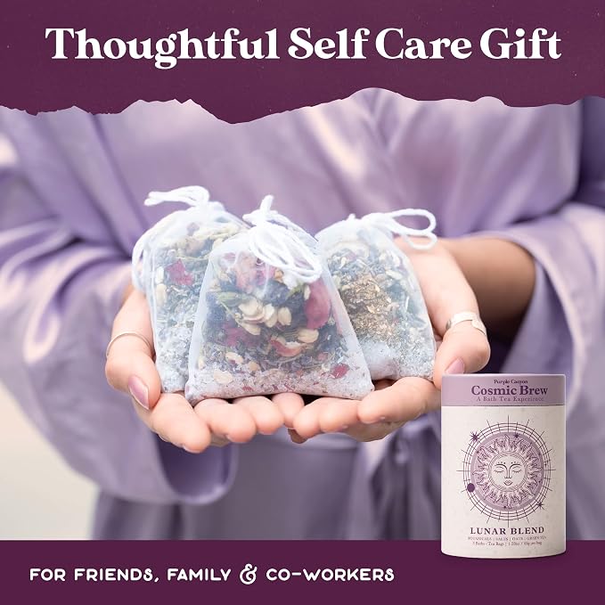 Lunar Blend Bath Tea by Purple Canyon | 3 Relaxing Bath Soaks - Image 5