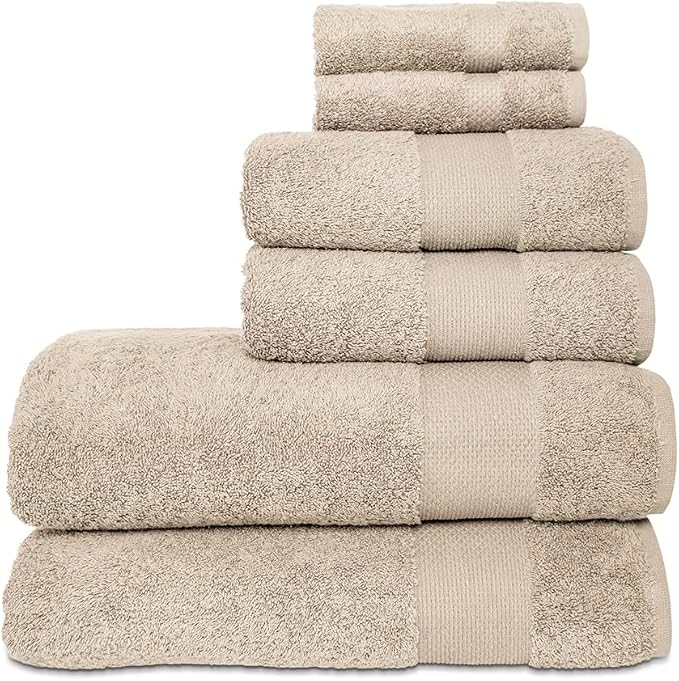 Hencely 6-Piece Bath Towel Set by HENCELY