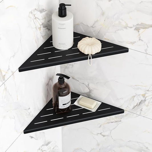 Corner Shower Shelves, 10” Recessed Tile Shower Shelf, 304 Stainless Steel by Qeke